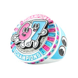 67 Whiteout Drip Champions Ring